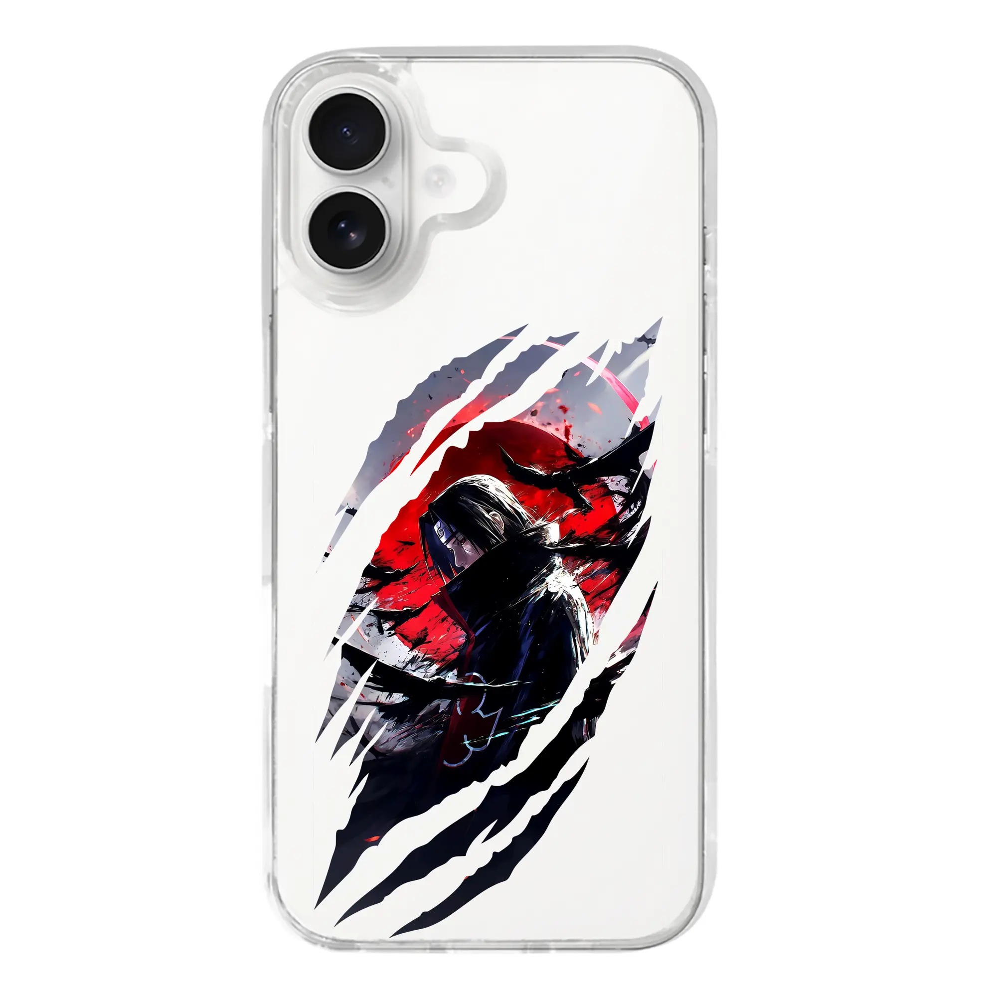 ナルト グッズ うちは イタチ - iPhone 17シリーズ 透明スマホケース – 薄型・耐衝撃・精密フィット保護カバー